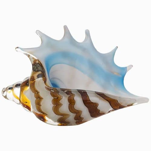 Купить Статуэтка Garda Decor F5404 Ракушка янтарная 24х11,5х16 см по низкой цене
