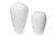 ваза garda decor kl1832b белая 18х32 см Купить Ваза Garda Decor KL1832B белая 18х32 см по низкой цене
