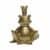 Купить Статуэтка Garda Decor D2318 Лягушка-Король 18х14х23 см по низкой цене