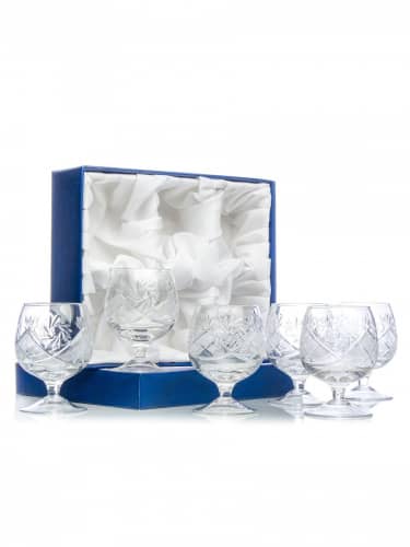 Купить Бокал Неман 1883 для коньяка хрустальный, набор из 6 шт 300 мл по низкой цене