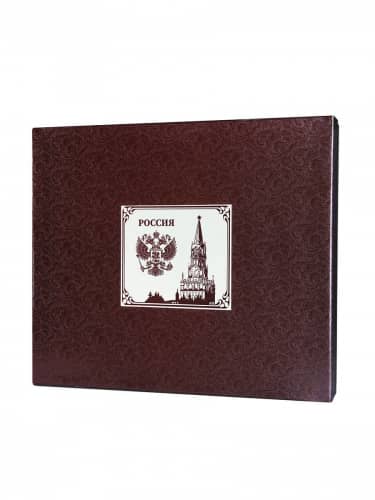 Купить Бокал Город Подарков набор Герб России-2 по низкой цене