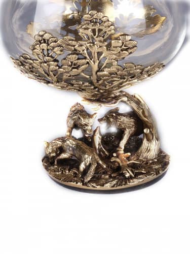 Купить Бокал Город Подарков волки по низкой цене