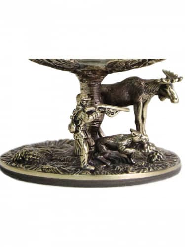 Купить Бокал Город Подарков хота на лося, герб охотника по низкой цене