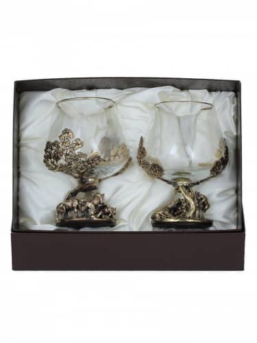 Купить Бокал Город Подарков набор волки и три медведя по низкой цене