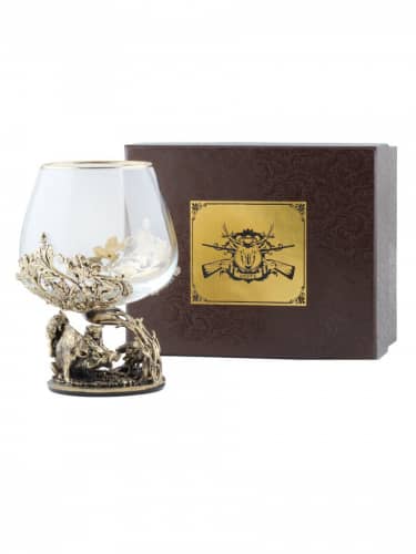 Купить Бокал Город Подарков охота на вепря, герб охотника по низкой цене