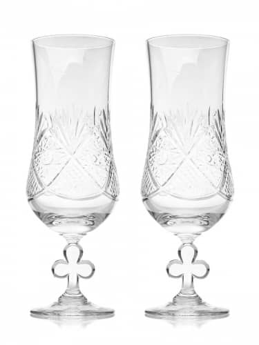 Купить Бокал Неман 1883 Трефы для пива хрустальный набор из 2 шт 500 мл по низкой цене