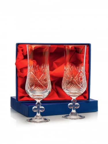 Купить Бокал Неман 1883 Трефы для пива хрустальный набор из 2 шт 500 мл по низкой цене