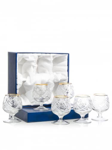 Купить Бокал Неман 1883 для коньяка хрустальный набор 6 шт 200 мл по низкой цене