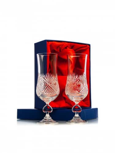 Купить Бокал Неман 1883 Пики для пива хрустальный набор из 2 шт 500 мл по низкой цене