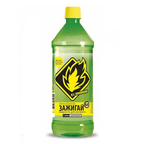 Купить Жидкость для розжига Зажигайка 1 л по низкой цене