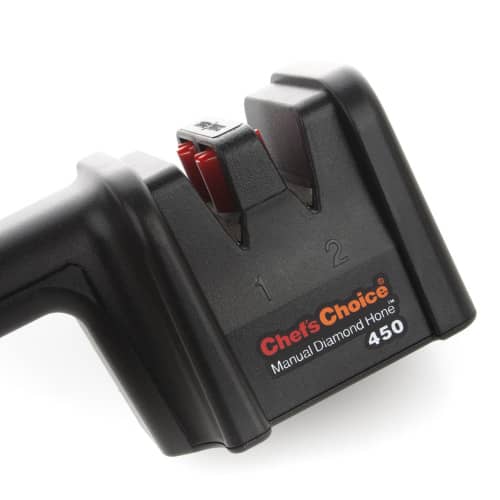 Купить Точилка Chef'sChoice CC450 для ножей механическая, двухуровневая, черная по низкой цене