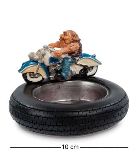 Купить Пепельница The Comical World of Stratford Байкер RV-19 по низкой цене