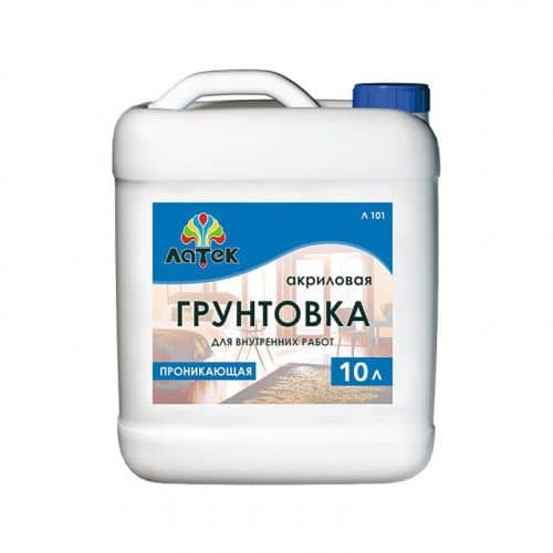 Купить Грунтовка Оптимист Л101 проникающая 10 л по низкой цене
