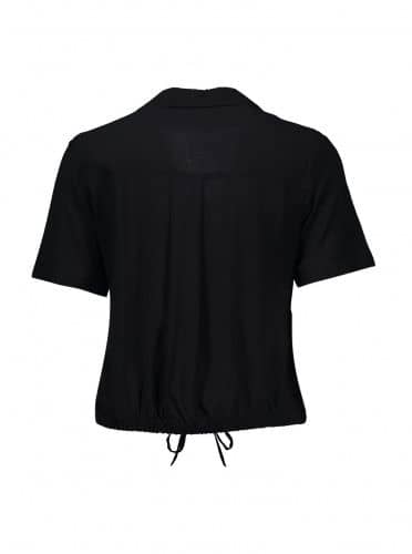 Купить Рубашка Piazza Italia с коротким рукавом, чёрная по низкой цене