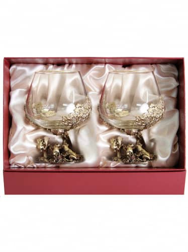 Купить Бокал Город Подарков Три Медведя набор из 2 шт по низкой цене