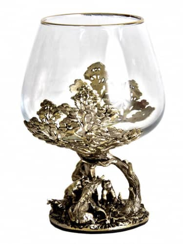 Купить Бокал Город Подарков Три Медведя набор из 2 шт по низкой цене