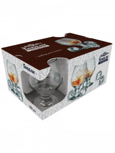 Купить Бокал Декостек для бренди Боярский набор из 6 шт по низкой цене