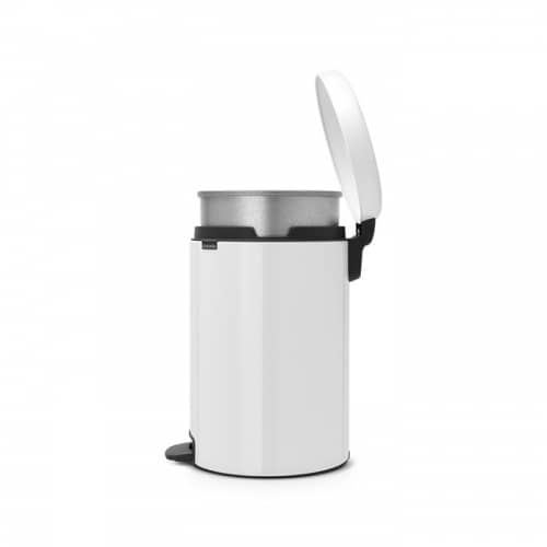 Купить Бак Brabantia newicon мусорный, белый, с внутренним ведром, 20 л по низкой цене