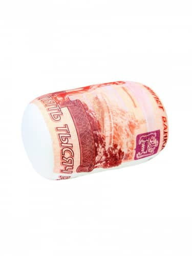 Купить Подушка Штучки, к которым тянутся ручки декоративная антистресс Валюта, валик по низкой цене