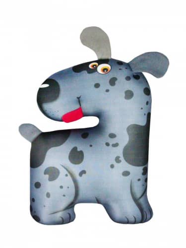 Купить Подушка Штучки, к которым тянутся ручки декоративная антистресс в форме собаки Пятнышко по низкой цене