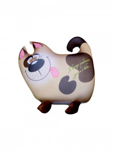 Купить Подушка Штучки, к которым тянутся ручки декоративная антистресс Звери Улыбки, маленькая по низкой цене