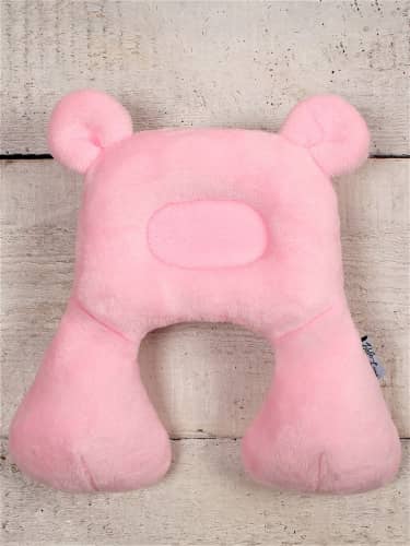 Купить Подушка Bebe Liron детская декоративная подголовник в автокресло Мишка по низкой цене