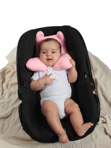 Купить Подушка Bebe Liron детская декоративная подголовник в автокресло Мишка по низкой цене