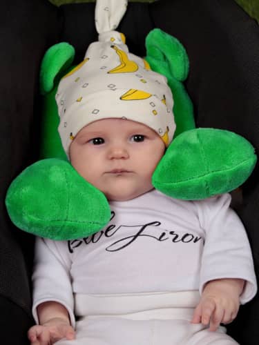 Купить Подушка Bebe Liron детская декоративная подголовник в автокресло Мишка по низкой цене