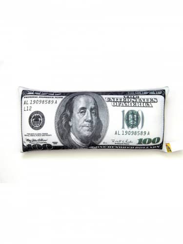 Купить Подушка Штучки, к которым тянутся ручки декоративная антистресс Денежная купюра по низкой цене