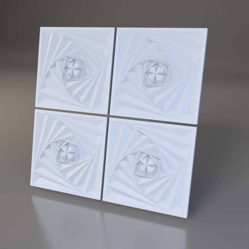 3D панель стеновая Relieffo Illusion 049 из пенополиуретана 600x600x30 мм