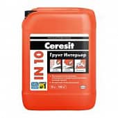 Купить Грунтовка Ceresit IN 10 Интерьерная зима 10 л по низкой цене