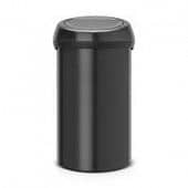 Купить Бак Brabantia Touch Bin мусорный, черный матовый, 60 л по низкой цене