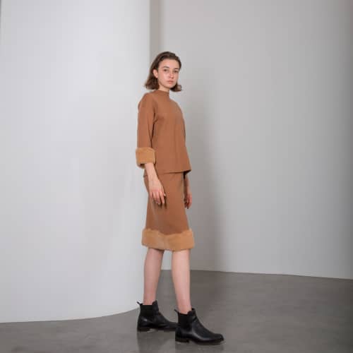 Купить Костюм Lara FF05988AB коричневый по низкой цене