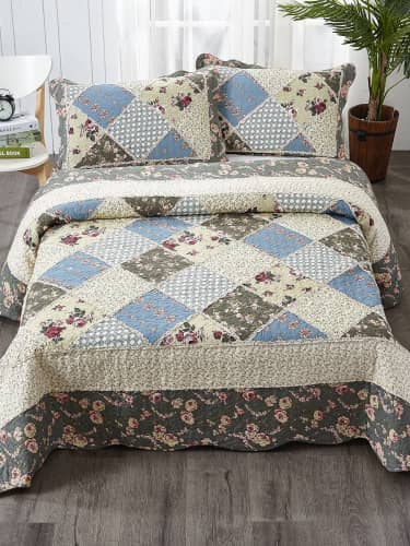 Купить Покрывало Tango Patchwork 230x250, 2 наволочки 50x70 по низкой цене