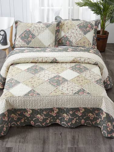 Купить Покрывало Tango Patchwork 230x250, 2 наволочки 50x70 по низкой цене