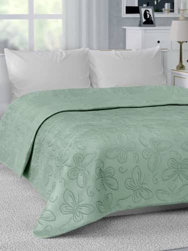 Купить Покрывало DeНастия Бабочки 240х260 см по низкой цене