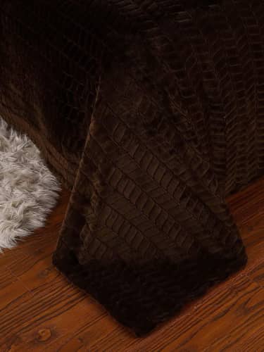 Купить Плед Sofi de Marko Велсофт с фактурным рисунком 220х240 по низкой цене