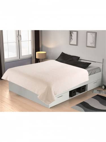 Купить Плед TexRepublic Absolute Flanel Lux 150x200 см молочный по низкой цене