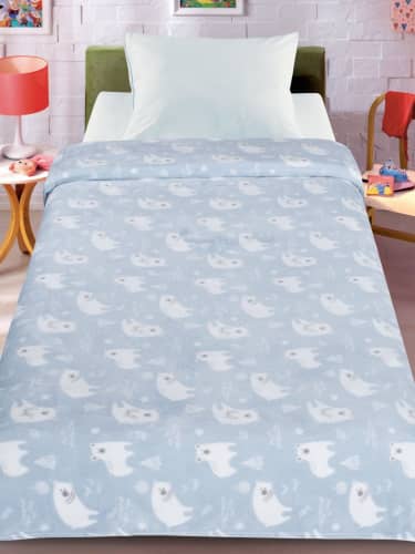 Купить Плед Letto Велсофт, размер 220x200 см по низкой цене
