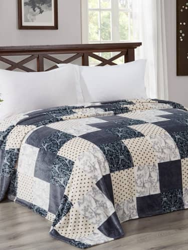 Купить Плед Letto Велсофт, размер 220x200 см по низкой цене