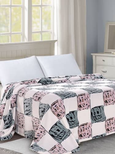 Купить Плед Letto Велсофт, размер 220x200 см по низкой цене