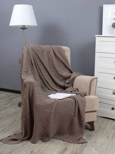 Купить Плед Buenas Noches вязаный акриловый Assai 150х200 см по низкой цене