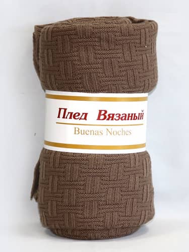 Купить Плед Buenas Noches вязаный акриловый Assai 150х200 см по низкой цене