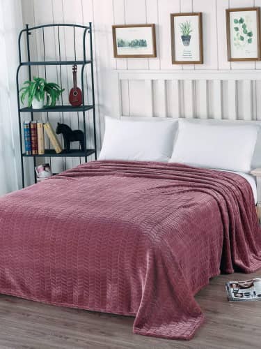 Купить Плед Sofi de Marko Велсофт с фактурным рисунком 160х220 по низкой цене