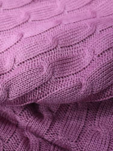 Купить Плед Buenas Noches вязаный Primo 130х160 см Розовый по низкой цене