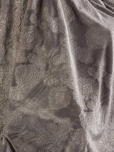 Купить Плед El Casa Серый с узором по низкой цене