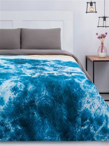 Купить Покрывало Этель 2 спальное Морская волна по низкой цене