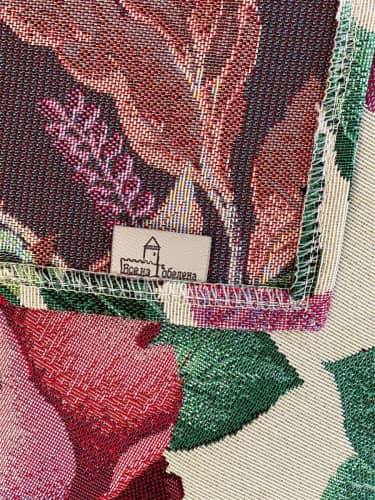 Купить Покрывало Все из гобелена Яркие цветы-1 240x240 см по низкой цене