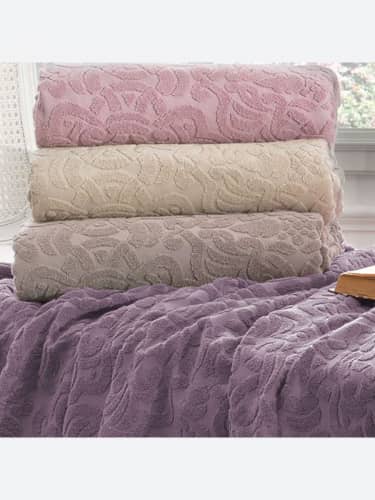 Купить Покрывало Tivolyo Home махровое ELIPS 1,5 сп по низкой цене