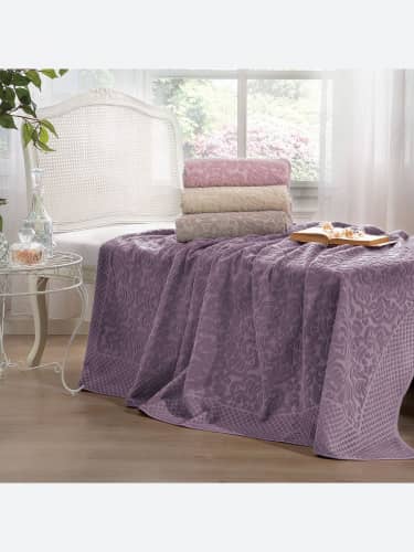 Купить Покрывало Tivolyo Home махровое ELIPS 1,5 сп по низкой цене